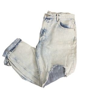 Forever 21 distressed cropped jeans